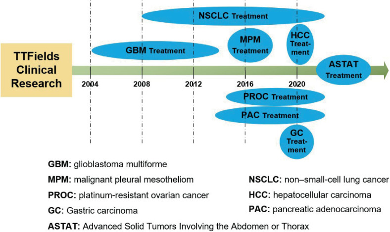 A review of tumor treating fields (TTFields): advancements in clinical applications and mechanistic insights.