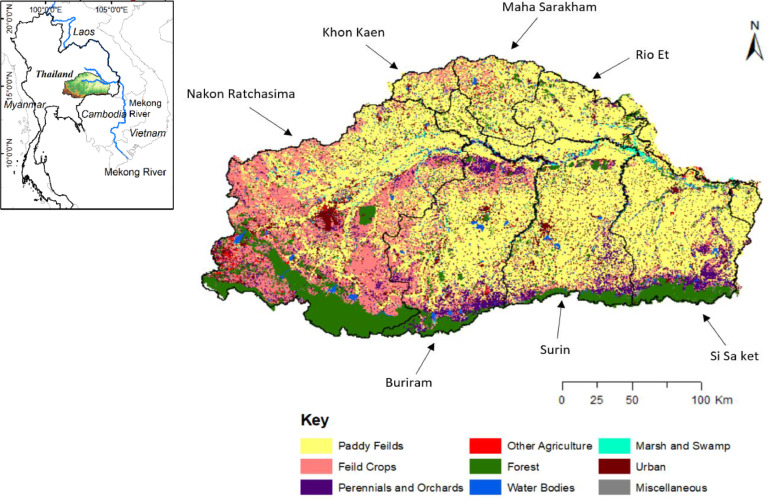 Using multi criteria decision analysis in a geographical information system framework to assess drought risk