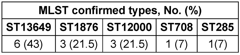 Sequence-type diversity of invasive Streptococcus pneumoniae isolates in Iran among children under 15 years of age.