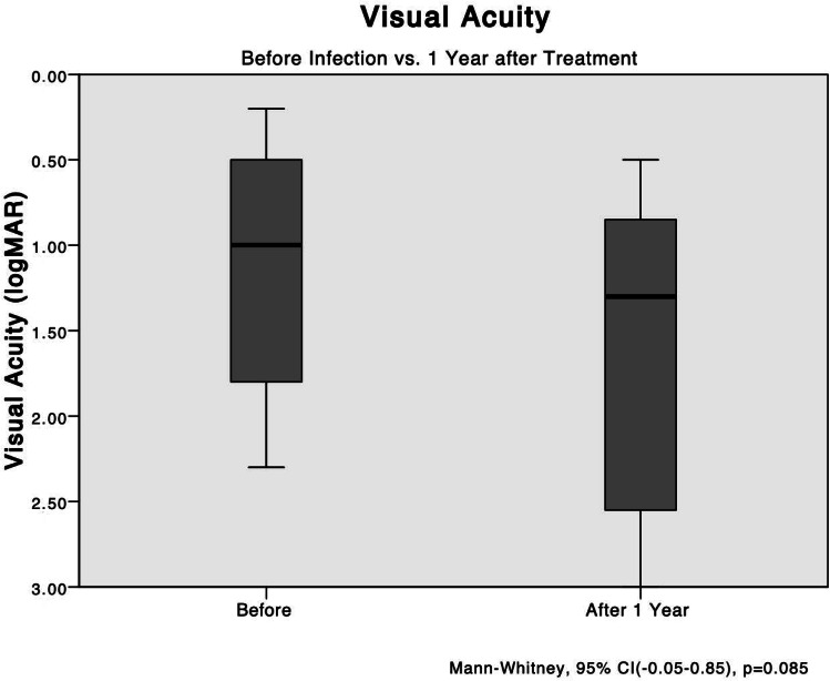 Bacterial endophthalmitis following anti-VEGF intravitreal injections: a retrospective case series.