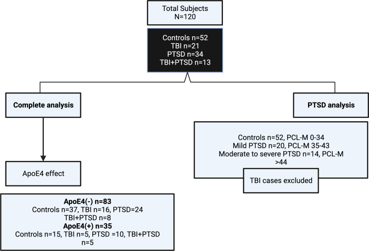 Levels of Arachidonic Acid-Derived Oxylipins and Anandamide Are Elevated Among Military <i>APOE</i> ɛ4 Carriers With a History of Mild Traumatic Brain Injury and Post-Traumatic Stress Disorder Symptoms.