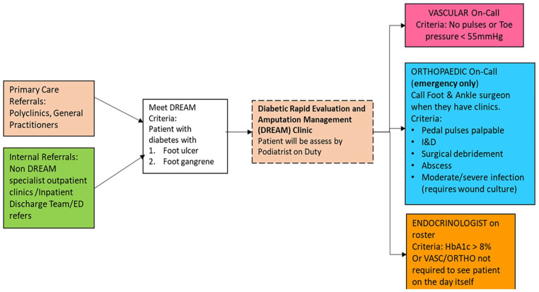 Fast-Access Multidisciplinary Approach to Management of Diabetic Foot Ulcers: The Diabetic Rapid Evaluation and Lower Limb Amputation Management (DREAM) Clinic.