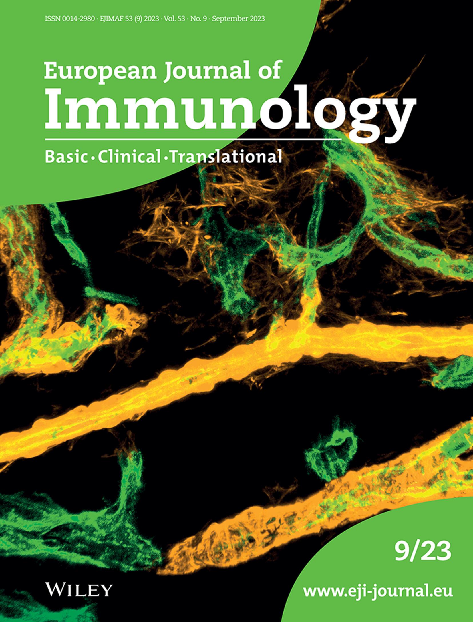 Cover Story: Eur. J. Immunol. 9'23