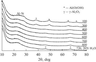 Structural and Catalytic Properties of Binary Alumina‒Amorphous Aluminosilicate Systems