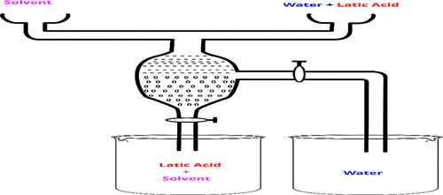 Extraction of Lactic Acid from Fermentation Broth Using Long Chain Alkanoates