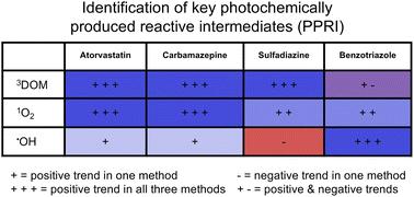 Limitations of conventional approaches to identify photochemically produced reactive intermediates involved in contaminant indirect photodegradation†