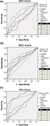 Clinical utility of six serum tumor markers for the diagnosis of lung cancer