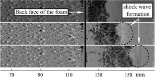 Flame Front Dynamics in Flow of Hydrogen-Air Mixture in a Channel with Sudden Expansion and Polyurethane Foam