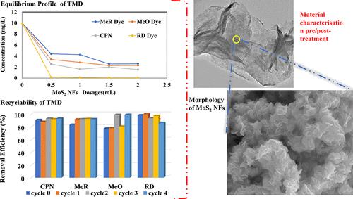 Application of 2D MoS2 Nanoflower for the Removal of Emerging Pollutants from Water