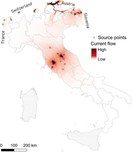 Environmental suitability and potential range expansion of the Eurasian beaver in Italy