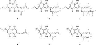 Euchronin A–F isolated from the Arnebia euchroma (Royle) Johnst. and their anti-proliferative activities in vitro