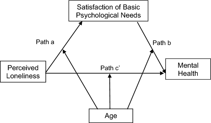 Covid-19 Lockdown Loneliness and Mental Health: The Mediating Role of Basic Need Satisfaction Across Different Age Groups