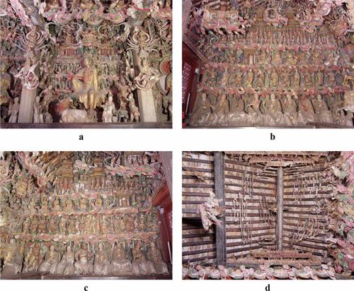 Analysis of the materials and processes of hanging sculptures in Guanyin Hall