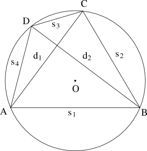 Construction and application of third diagonal in cyclic quadrilaterals by Nārāyaṇa Paṇḍita