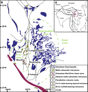 Trace element systematics of magnetite from alkaline mafic–ultramafic intrusions of the Permian Emeishan large igneous province, SW China