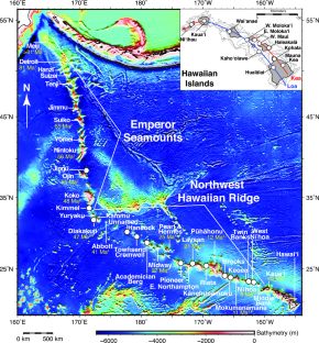 Hawaiian postshield volcanism over the past 55 million years