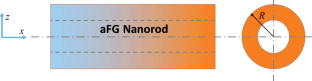 Longitudinal Wave Propagation in Axially Graded Raylegh–Bishop Nanorods