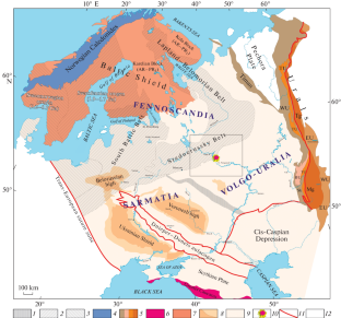 The Nature of the Puchezh–Katunki Impact Structure (the Central Part of the East European Platform): Results of the U‒Th‒Pb Isotope System Study of Detrital Zircons from Explosive Breccias