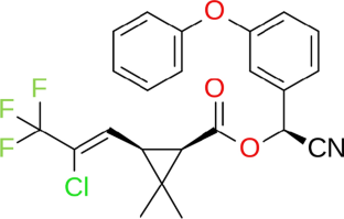 Computational design of a molecularly imprinted polymer to cyhalothrin