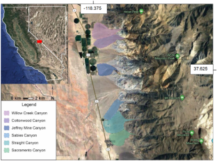 Controls on debris-flow avulsions: White Mountains of California and Nevada