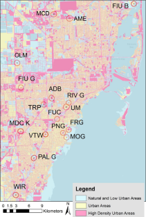 Habitat characteristics favoring native freshwater turtles in the highly invaded urban turtle community of Miami-Dade County