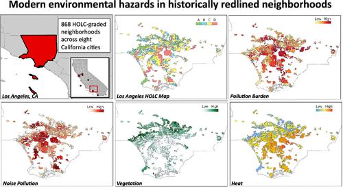 Historical Redlining Is Associated with Disparities in Environmental Quality across California