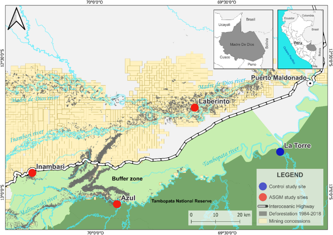 Correction: Mercury bioaccumulation in bats in Madre de Dios, Peru: implications for Hg bioindicators for tropical ecosystems impacted by artisanal and small-scale gold mining.