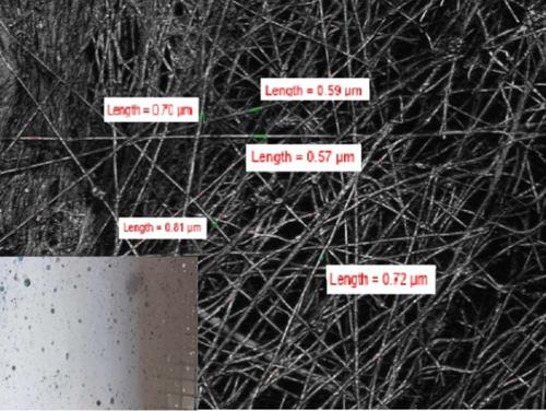 The effect of solution viscosity on the quality of electroactive nanofibers produced by electrospinning