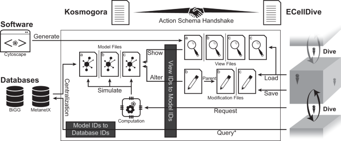 An architecture for collaboration in systems biology at the age of the Metaverse.