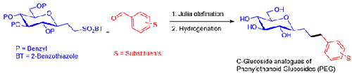 Synthesis of C-Glucoside Analogues of Naturally Occurring Phenyl­ethanoid O-Glucosides