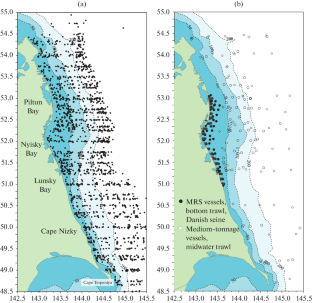 The Spatial Distribution of the Pacific Herring Clupea pallasii on the Northeastern Shelf of Sakhalin Island in the Modern Period