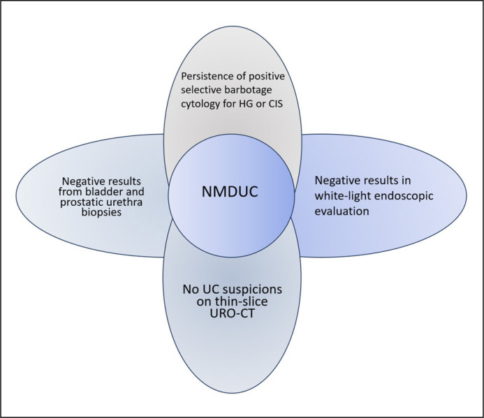 Exploring the enigma of not macroscopically detectable urothelial carcinoma: A scoping review on the definition, prevalence, diagnosis, and management of positive urinary cytology with absent macroscopic disease.