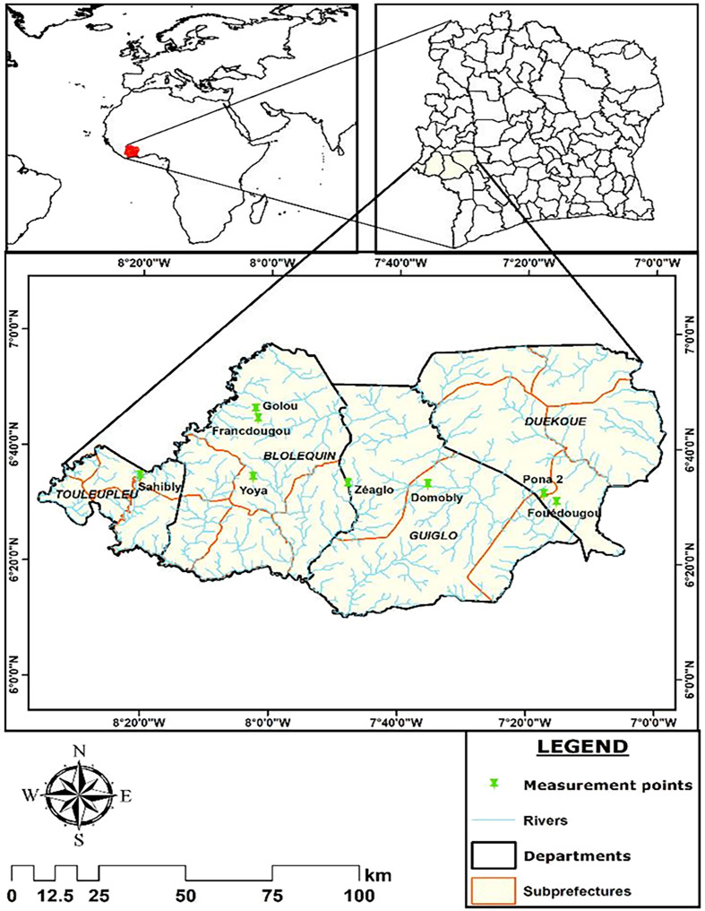 Evaluation of the epidemiological situation of intestinal schistosomiasis using the POC-CCA parasite antigen test and the Kato-Katz egg count test in school-age children in endemic villages in western Côte d'Ivoire.