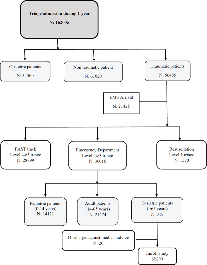 The Etiology of Trauma in Geriatric Traumatic Patients Refer to an Academic Trauma Center: A Cross Sectional Study.