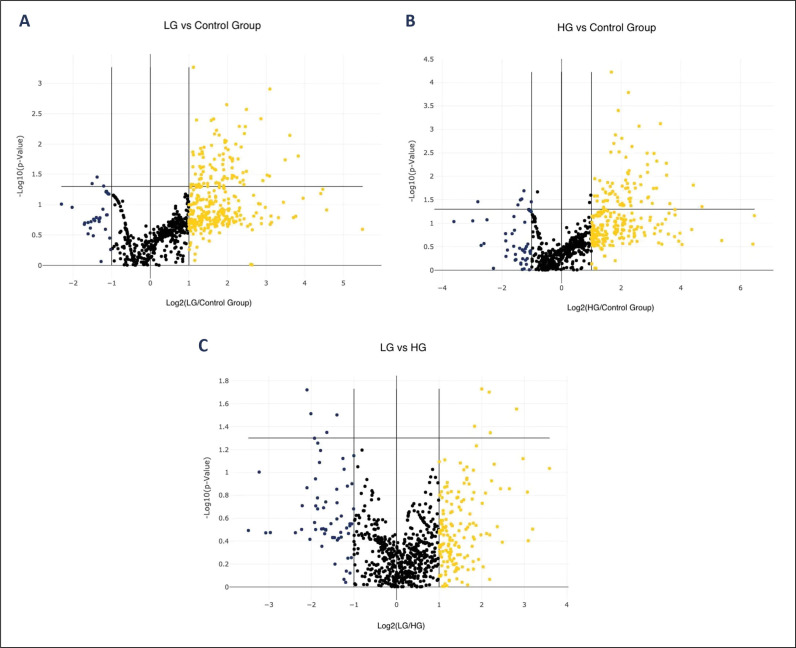 Profiles of urinal exosomal miRNAs derived from bladder cancer.