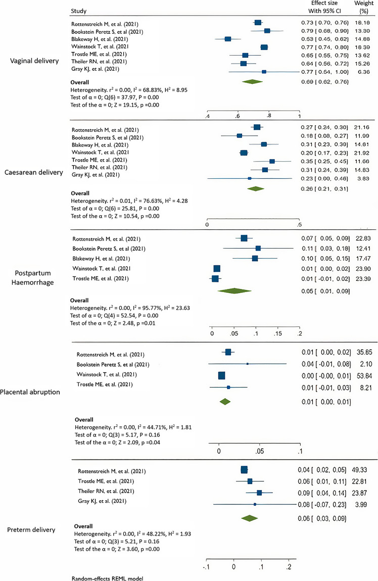 Efficacy and Clinical Outcomes of mRNA COVID-19 Vaccine in Pregnancy: A Systematic Review and Meta-Analysis.