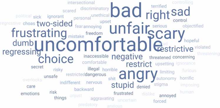 Adolescents’ political and personal responses to recent policies restricting abortion and gender-affirming care