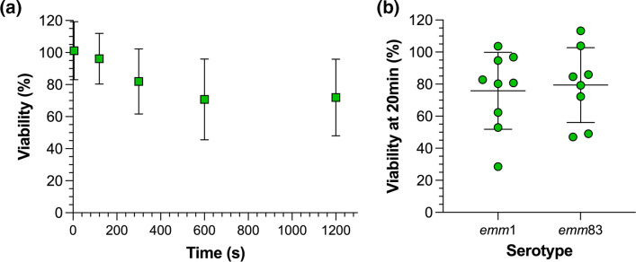 An assessment of the airborne longevity of group A Streptococcus.