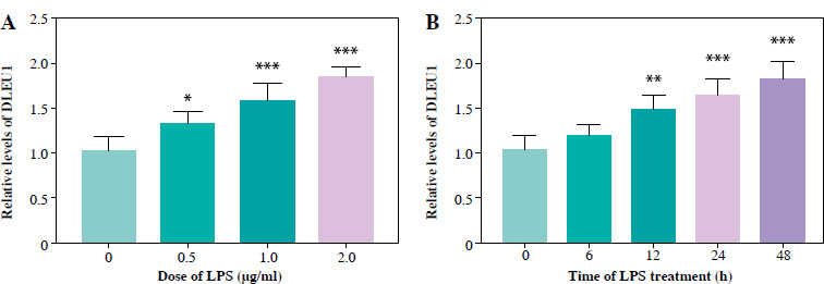 LncRNA DLEU1 contributes to the progression of septic myocardial dysfunction by targeting miR-381-3p.
