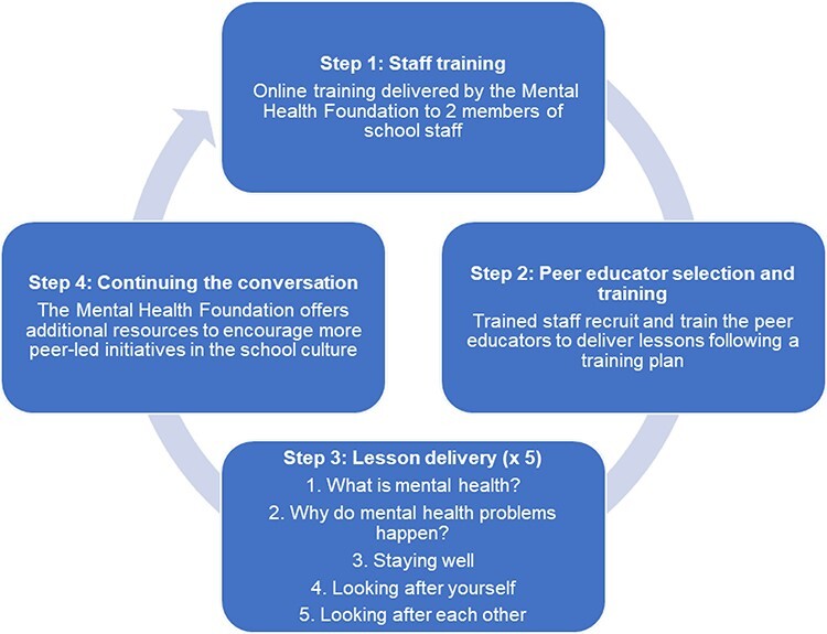 Exploring mechanisms and contexts in a Peer Education Project to improve mental health literacy in schools in England: a qualitative realist evaluation.
