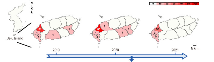 Monitoring and evaluation of provincial classical swine fever immunization implementation with an E2 subunit vaccine in Jeju Island, South Korea.
