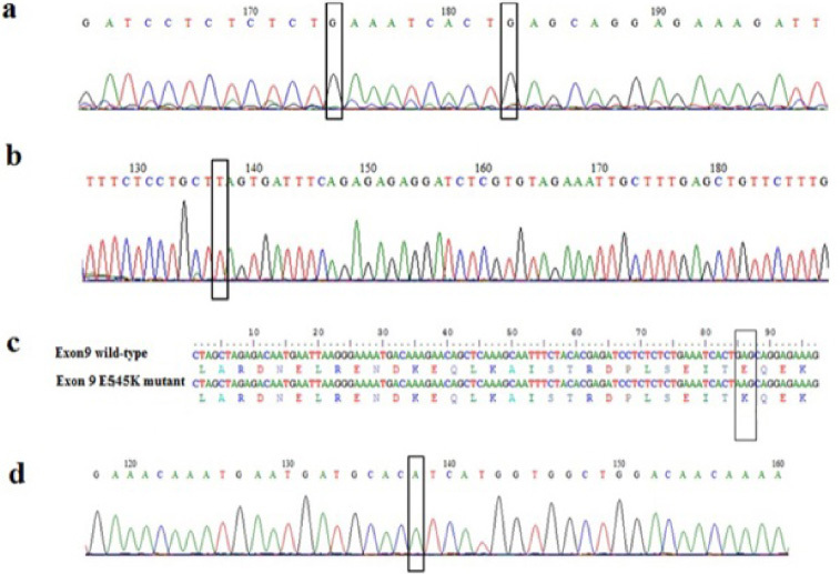 A novel PIK3CA hot-spot mutation in breast cancer patients detected by HRM-COLD-PCR analysis.