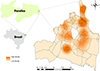 Geoepidemiology, seroprevalence and factors associated with Toxoplasma gondii infection in domicilied cats from Paraíba (Brazil).