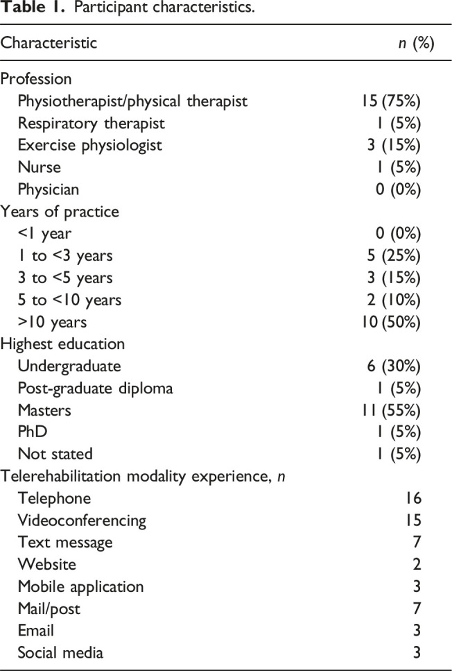 Supporting delivery of remote pulmonary rehabilitation across different healthcare contexts: A multi-national study.
