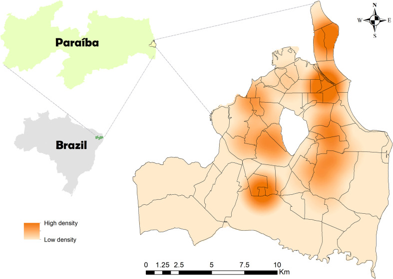 Geoepidemiology, seroprevalence and factors associated with Toxoplasma gondii infection in domicilied cats from Paraíba (Brazil).