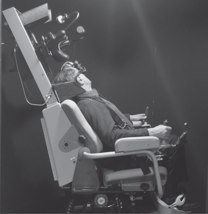 The vertical computerized rotational head impulse test.