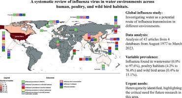 A systematic review of influenza virus in water environments across human, poultry, and wild bird habitats