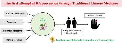 May Traditional Chinese Medicine Reduce the Risk of Developing Rheumatoid Arthritis? An One-armed Prospective Study