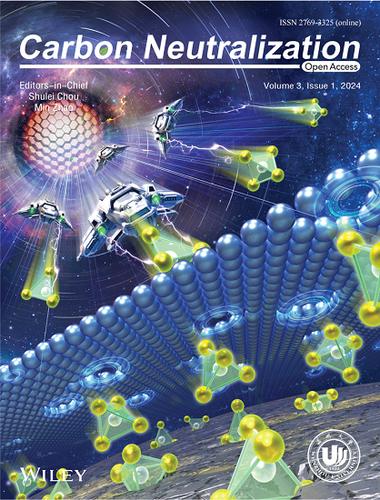 Front Cover: Carbon Neutralization, Volume 3, Issue 1, January 2024