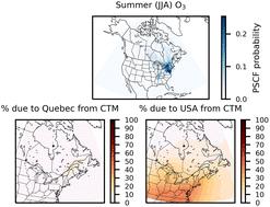 Transboundary transport of air pollution in eastern Canada†